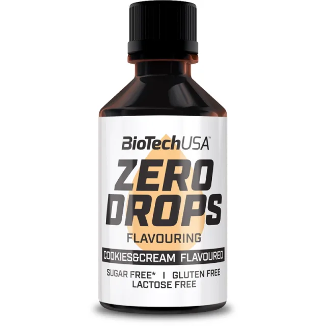 Замінник харчування BioTech Zero Drops, 50 мл - Печиво-крем