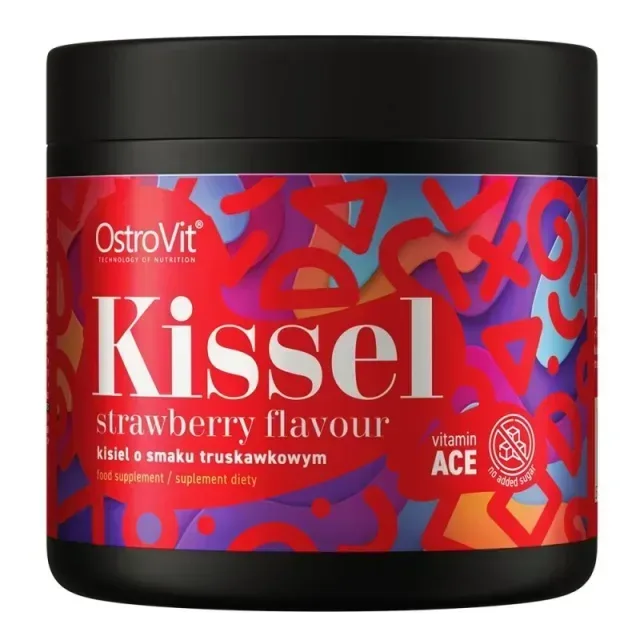 Замінник харчування OstroVit Kissel, 200 грам - Малина-мед