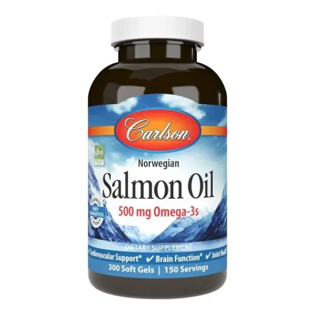 Жирные кислоты Carlson Labs Salmon Oil, 300 капсул