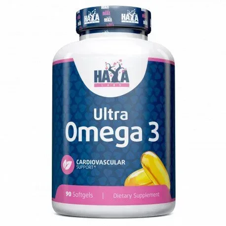 Жирні кислоти Haya Labs Ultra Omega 3, 90 капсул