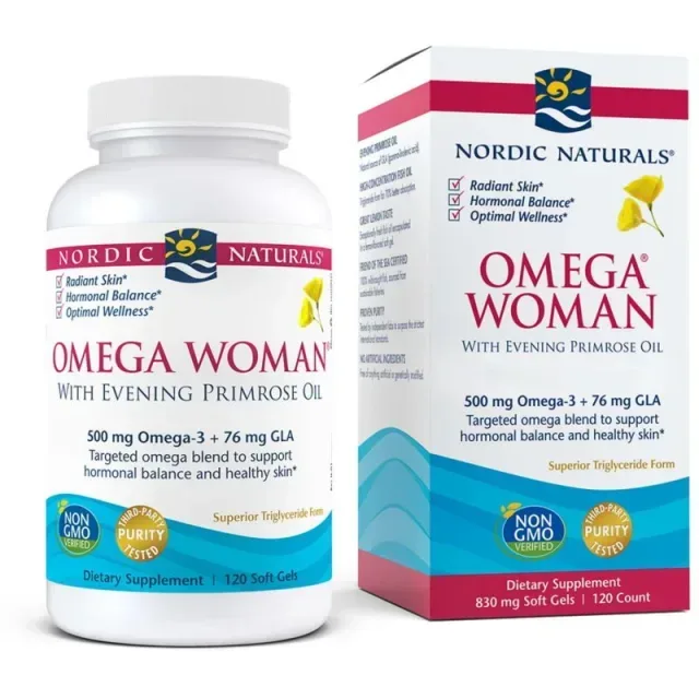 Жирні кислоти Nordic Naturals Omega Woman, 120 капсул