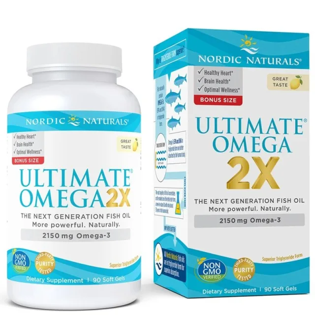 Жирные кислоты Nordic Naturals Ultimate Omega 2X, 90 капсул