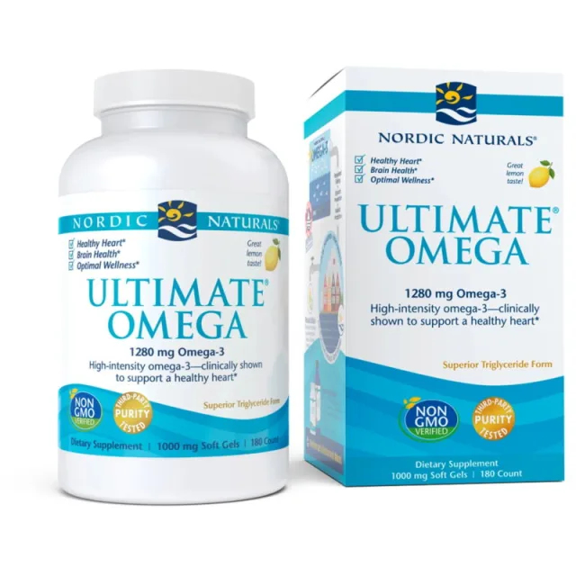Жирні кислоти Nordic Naturals Ultimate Omega, 180 капсул