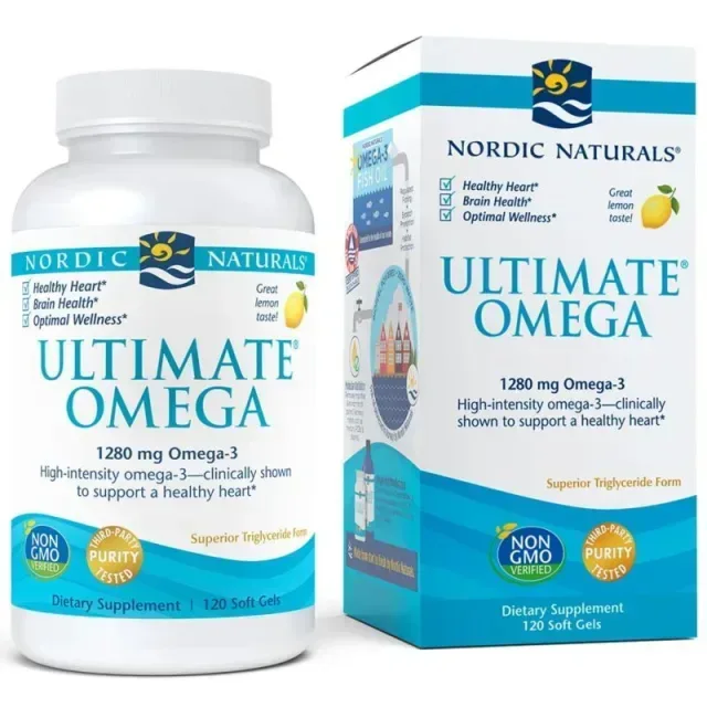 Жирные кислоты Nordic Naturals Ultimate Omega, 120 капсул