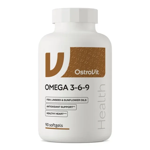 Жирні кислоти OstroVit Omega 3-6-9, 90 капсул