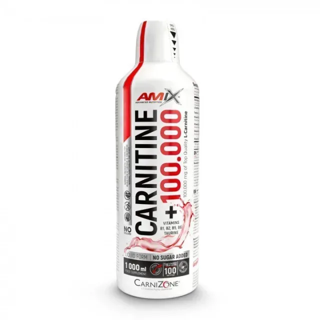 Жироспалювач AMIX Carnitine 100.000, 1 л - Вишня-малина