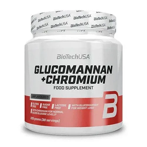 Жиросжигатель BioTech Glucomannan Chromium, 225 грамм