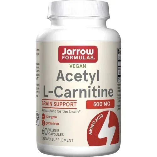 Жироспалювач Jarrow Formulas Acetyl L-Carnitine 500 mg, 60 капсул