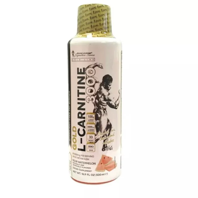 Жироспалювач Kevin Levrone Gold Line Gold L-Carnitine 3000 mg, 500 мл - Блакитна малина Термін 09.26