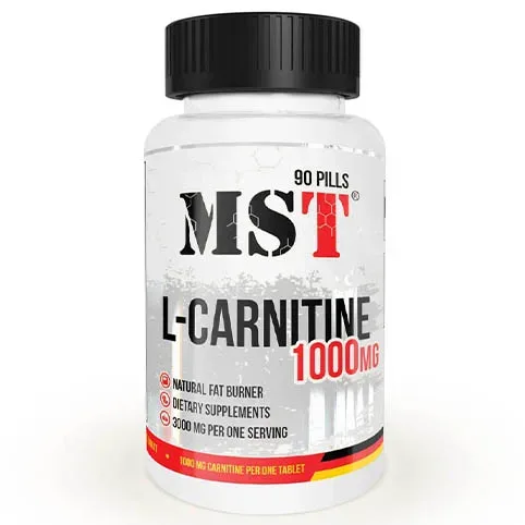 Жироспалювач MST Nutrition L-Carnitine 1000 mg, 90 таблеток