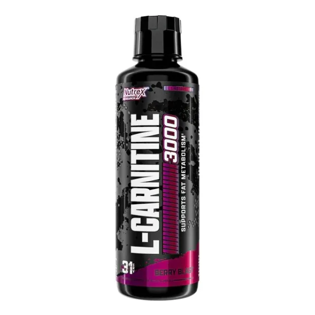 Жироспалювач Nutrex Research Carnitine Liquid 3000, 473 мл - Ягоди