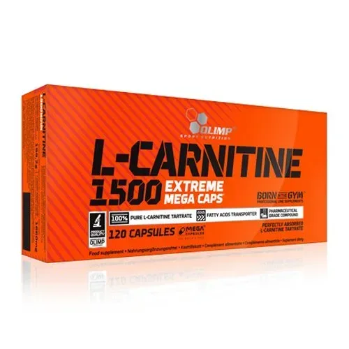 Жироспалювач Olimp Sport Nutrition L-Carnitine 1500 Extreme Mega Caps, 120 капсул