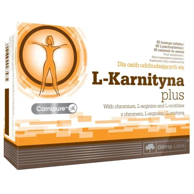 Жироспалювач Olimp Sport Nutrition L-Carnitine Plus, 80 таблеток