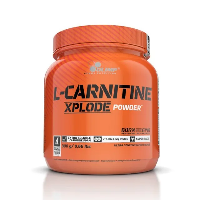 Жиросжигатель Olimp Sport Nutrition L-Carnitine Xplode, 300 грамм - Апельсин