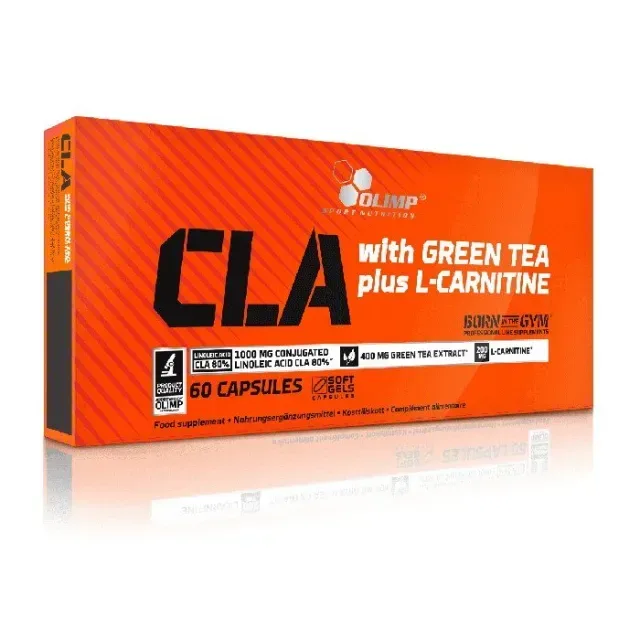 Жироспалювач Olimp Sport Nutrition Sport Edition CLA with Green Tea plus L-Carnitine, 60 капсул