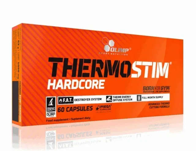 Жироспалювач Olimp Sport Nutrition Thermo Stim Hardcore, 60 капсул