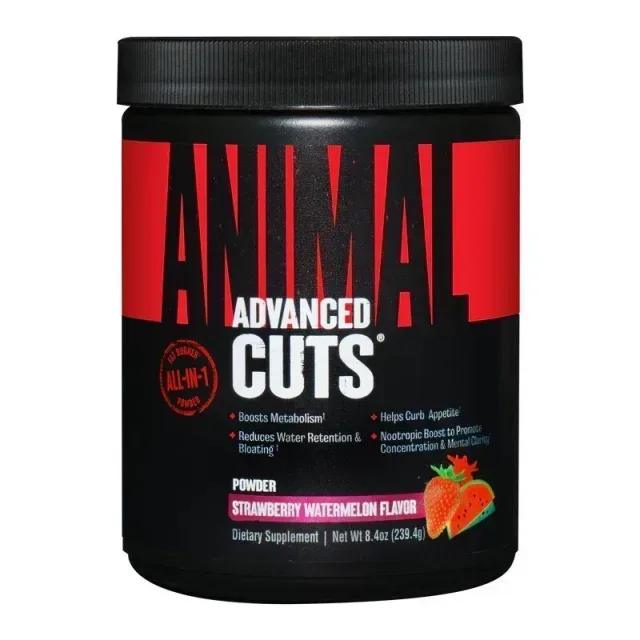 Жироспалювач Universal Nutrition Animal Cuts Powder, 42 порції - 248 г Чорничне морозиво для спалювання жиру