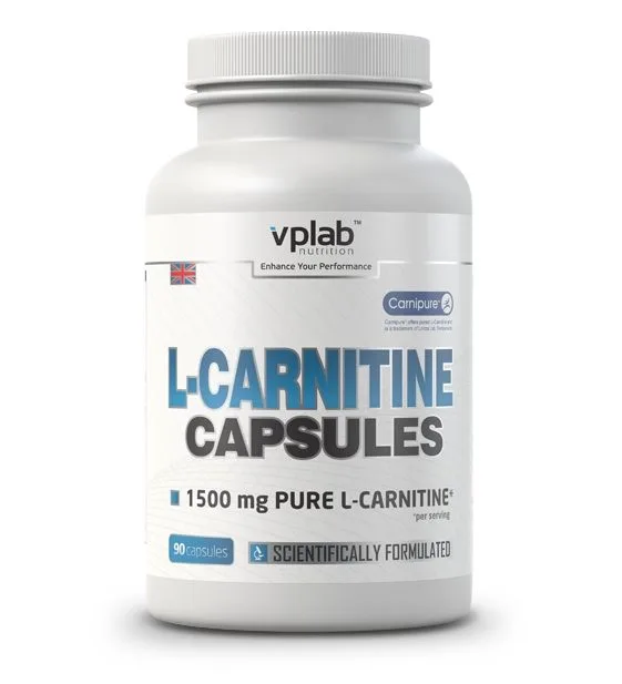 Жироспалювач VPLab L-Carnitine 1500 mg, 90 капсул
